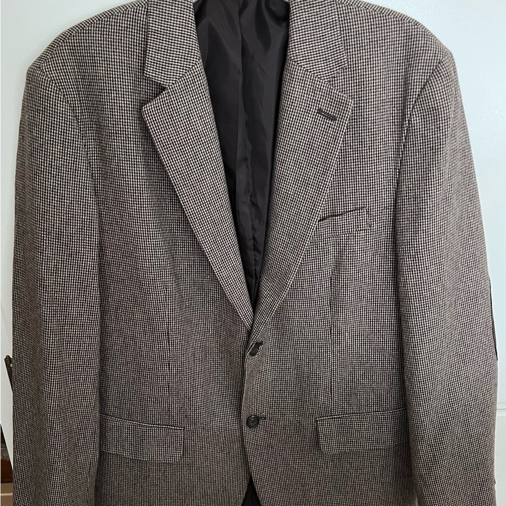 Men's M (39-41) Brown Tweed Blazer